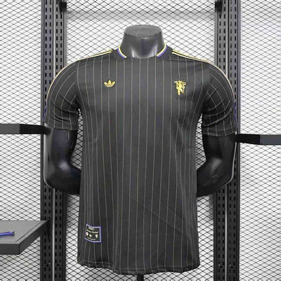 Camiseta Manchester United Negro Versión Player 25/26