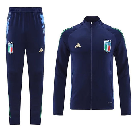 Maillot Italie Navy Manches Longues 2024
