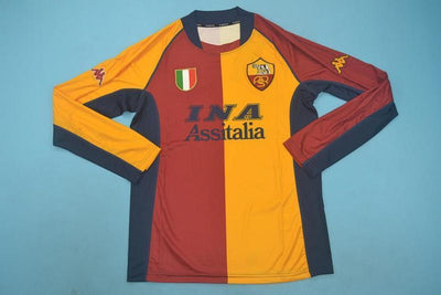 Maillot AS Roma Domicile Rétro 01/02
