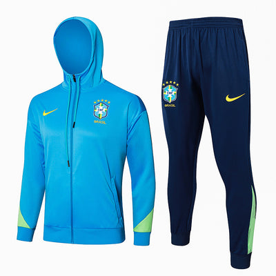 Survêtement Brésil Hoodie Manches Longues 2024
