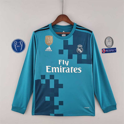 Maillot Real Madrid Extérieur Manches Longues 17/18
