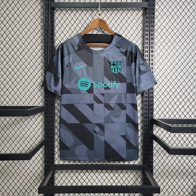 Camiseta FC Barcelona Negro Pre-Partido 23/24