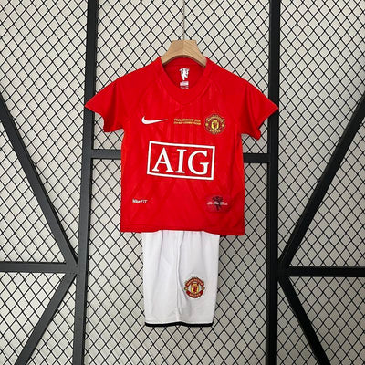 Ensemble Enfant Manchester United Domicile Rétro 07/08