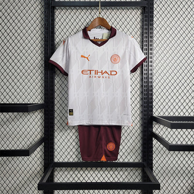 Ensemble Enfant Manchester City Extérieur 23/24