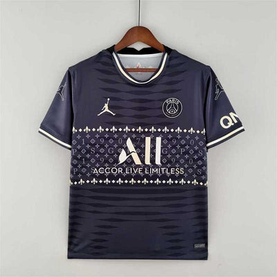 Camiseta PSG Negro Gris Pre-Partido 22/23