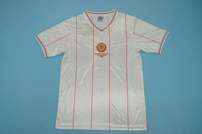 Maillot Aston Villa Blanc Extérieur Rétro 1982