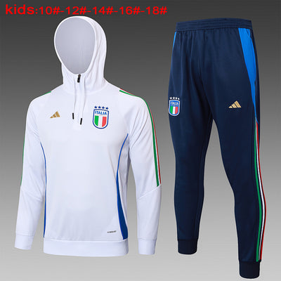 Survêtement Italie Hoodie Manches Longues 2024