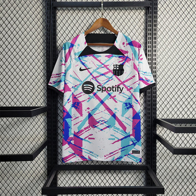 FC Barcelona White Pre-Match Jersey 23/24 (2)