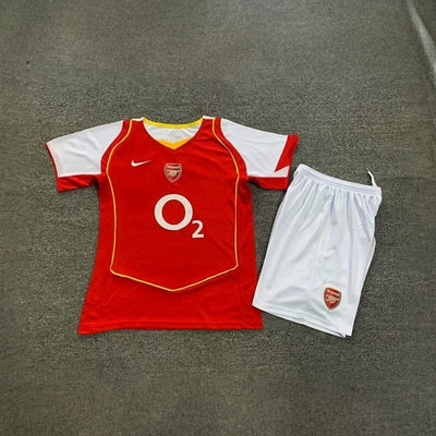 Arsenal Home Retro Kids Kit 04/05