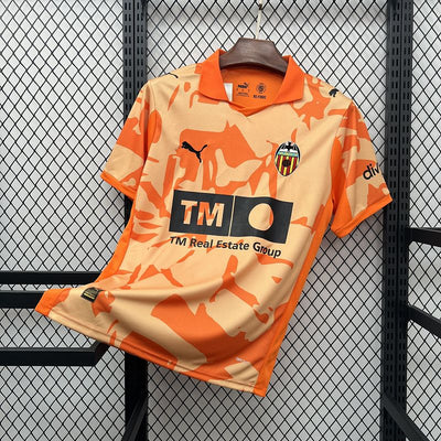 Camiseta Valence Naranja Retro 25/26
