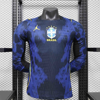 Camiseta Brasil Visitante Manga Larga 2026