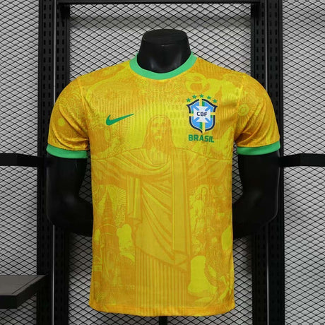 Maillot Brésil Jesus Redeemer Édition spéciale Player Version 2024