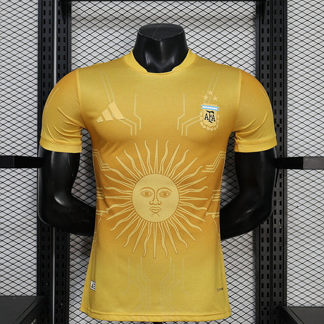 Maillot Argentine Golden T Édition spéciale Player Version 2026