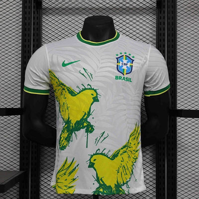 Maillot Brésil Birds Blanc Édition spéciale Player Version 2024