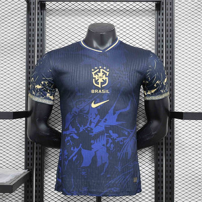 Maillot Brésil Navy Sport Édition spéciale Player Version 2024