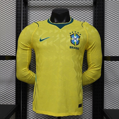 Maillot Brésil Domicile Manches Longues 2026