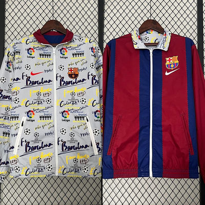 Chándal FC Barcelona Blanco Rojo 23/24