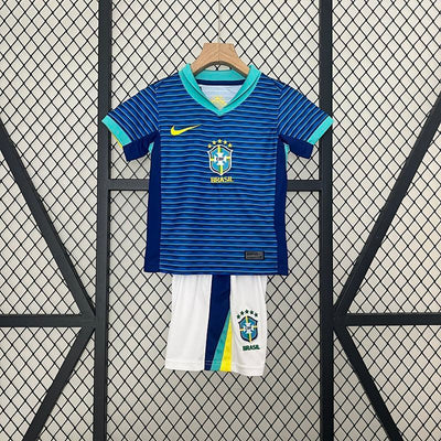 Brazil Away Kids Kit 2024