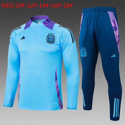 Kids Argentina Tracksuit 2024 (3)