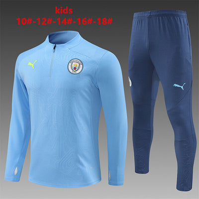 Kids Manchester City Tracksuit 24/25 (3)