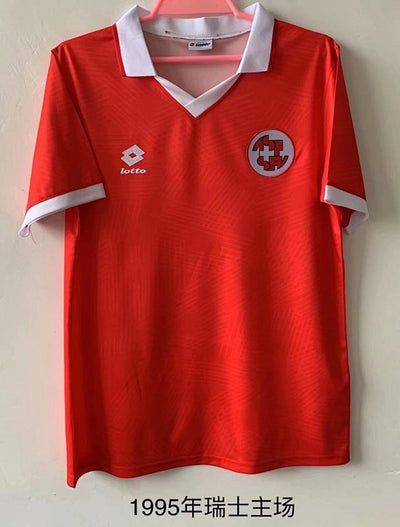 Switzerland Home Retro Jersey 1995