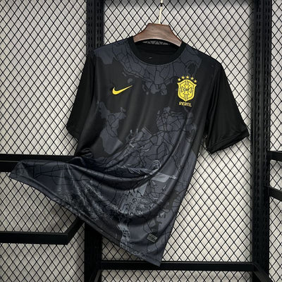 Camiseta Brasil Christ Redeemer Negro Gris Edición Especial 2024
