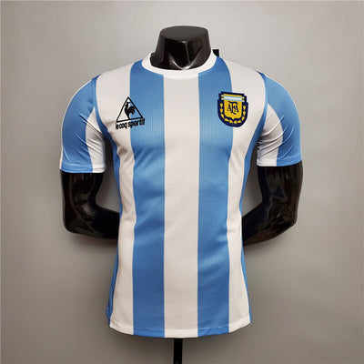 Maillot Argentine Maradona Domicile Rétro 1986