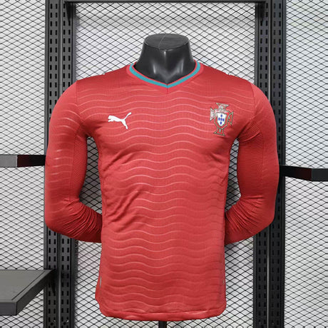 Maillot Portugal T Domicile Manches Longues 2026