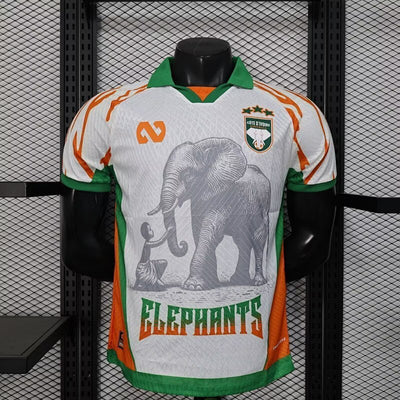 Camiseta Côte d’Ivoire Elephant Blanco Edición Especial Versión Player 2025