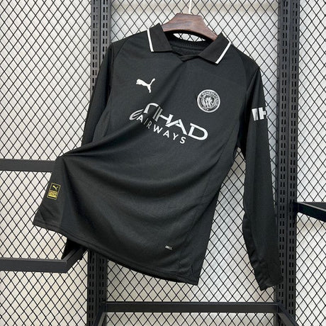 Maillot Manchester City Extérieur Manches Longues 25/26