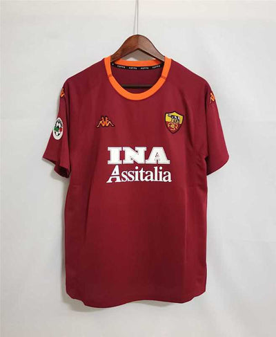 Maillot AS Roma Domicile Rétro 00/01