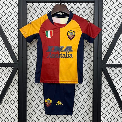 AS Roma Home Retro Kids Kit 01/02