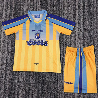 Chelsea Away Retro Kids Kit 95/97