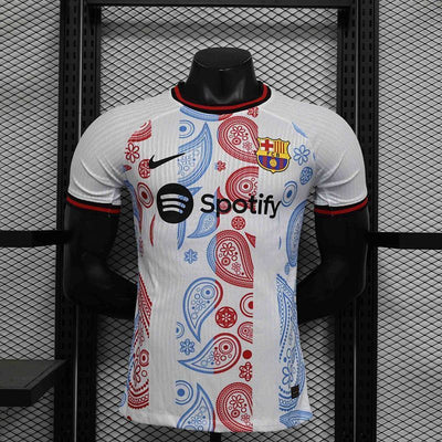 Maillot FC Barcelone Blanc Édition spéciale Player Version 24/25 (2)