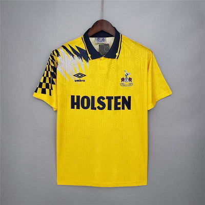 Maillot Tottenham Jaune Extérieur 92/94