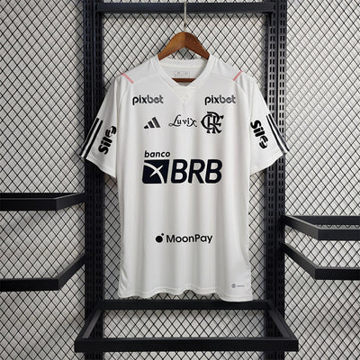Flamengo White Pre-Match Jersey 23/24