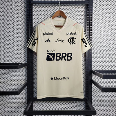 Flamengo White Pre-Match Jersey 23/24 (2)