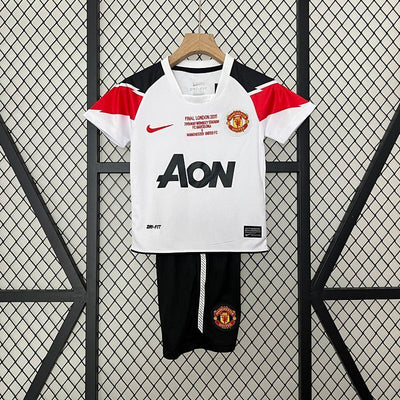 Manchester United Away Kids Kit 10/11