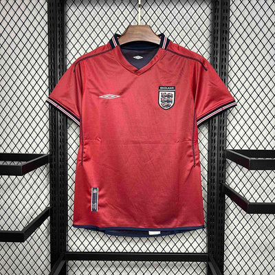 England Double Sided Away Retro Jersey 2002