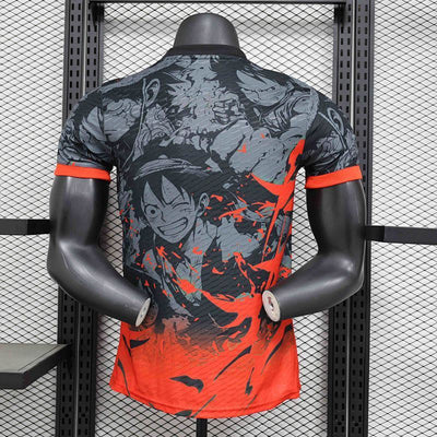 Camiseta Japón Luffy One Rojo Edición Especial Versión Player 2024