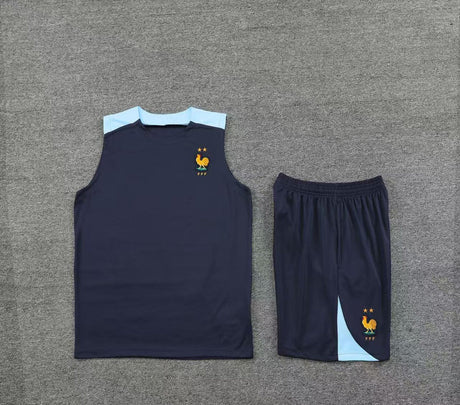 Short + débardeur France Bleu Marine