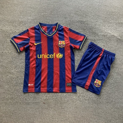 FC Barcelona Home Kids Kit 09/10