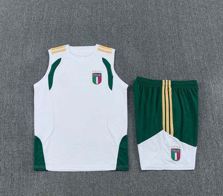 Short + débardeur Italie Blanc 26/27