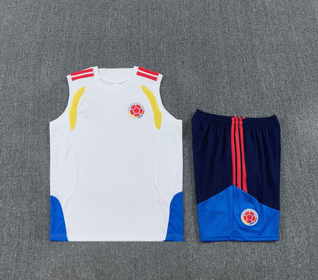 Short + débardeur Colombie Blanc 26/27