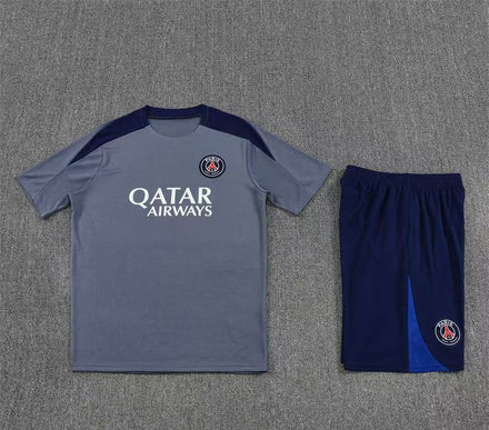 Maillot + short Paris Saint-Germain Gris fonce 25/26