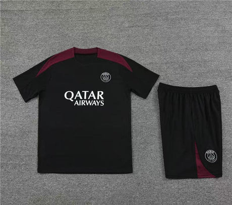 Maillot + short Paris Saint-Germain Noir 24/25