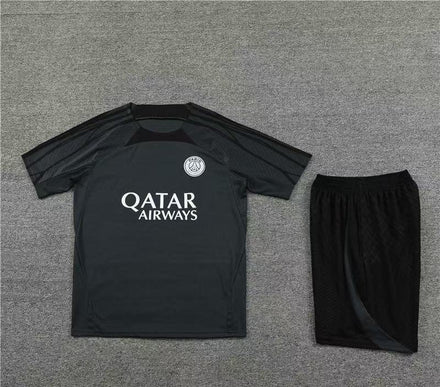 Maillot + short Paris Saint-Germain Gris fonce 23/24