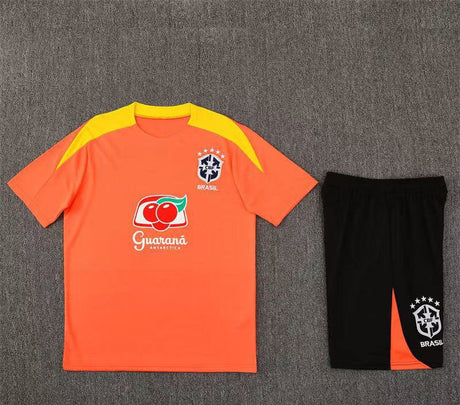 Maillot + short Bresil Orange 25/26