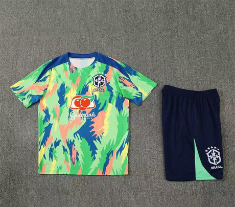Maillot + short Bresil Vert camouflage 25/26