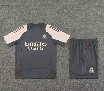 Maillot + short Real Madrid Gris foncé 24/25